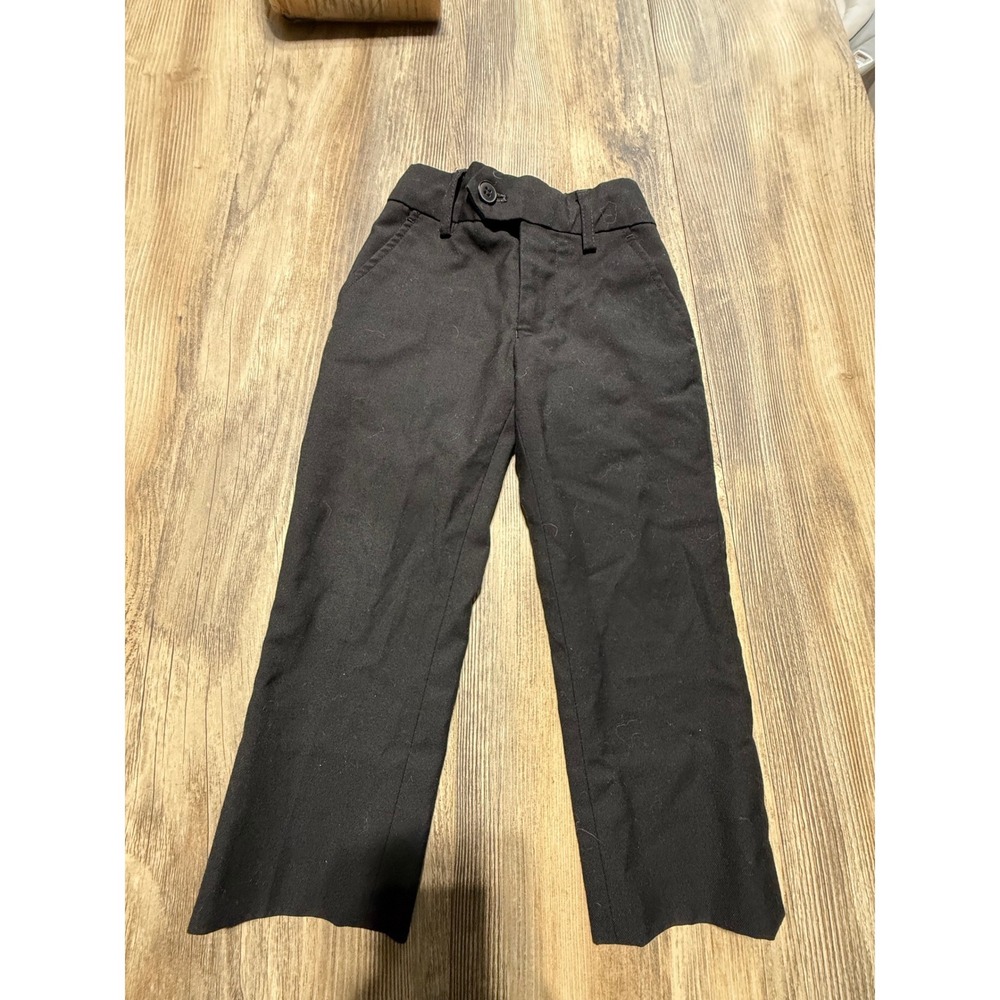 Preppy Appaman Dress Pants Black Viscose Blend Formal Minimalist 3T - Picture 1 of 4